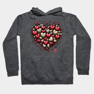Heart for you - Valentine's Day - Heart shape - Heartbeat Hoodie